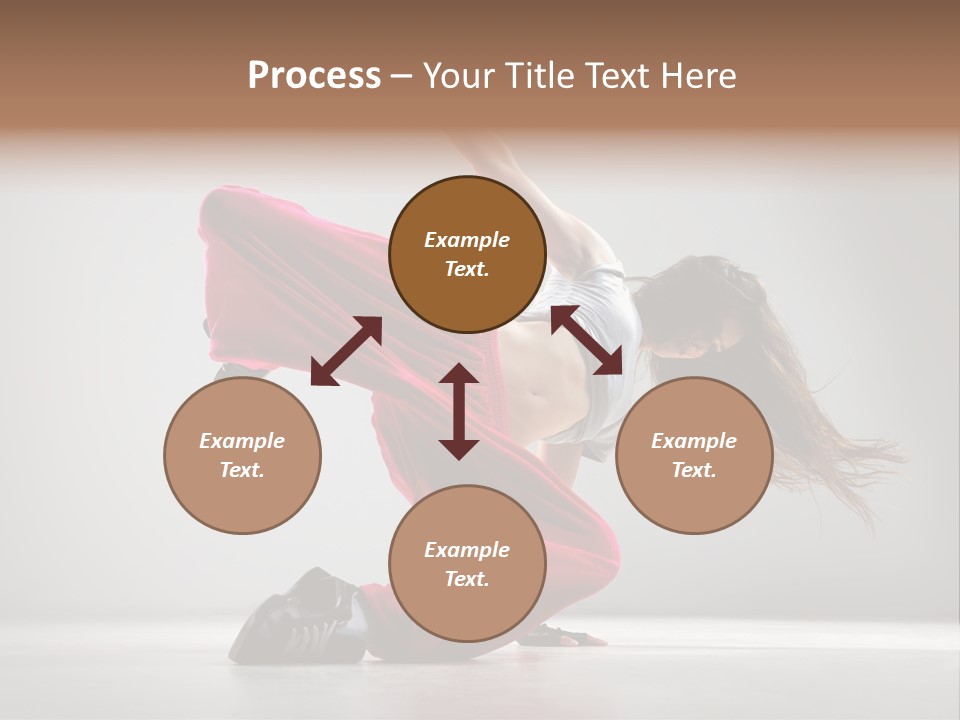 Elegance Posing Hop PowerPoint Template