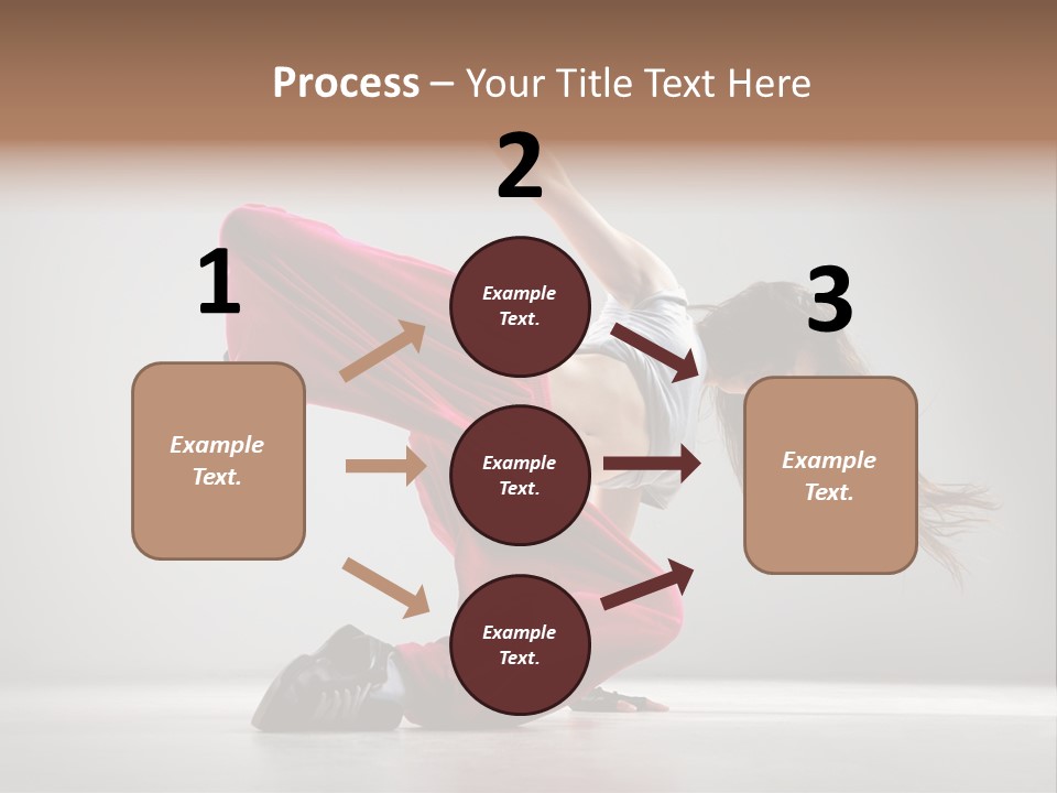 Elegance Posing Hop PowerPoint Template