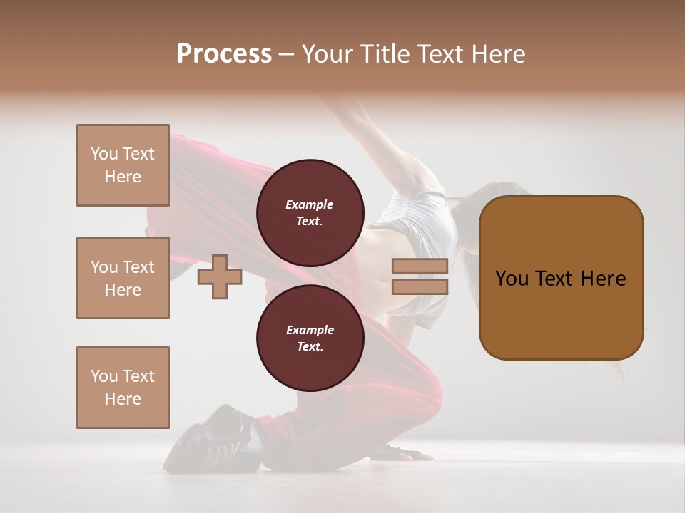 Elegance Posing Hop PowerPoint Template