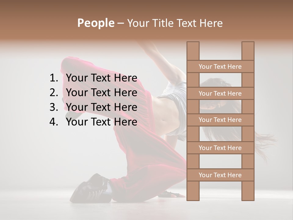 Elegance Posing Hop PowerPoint Template