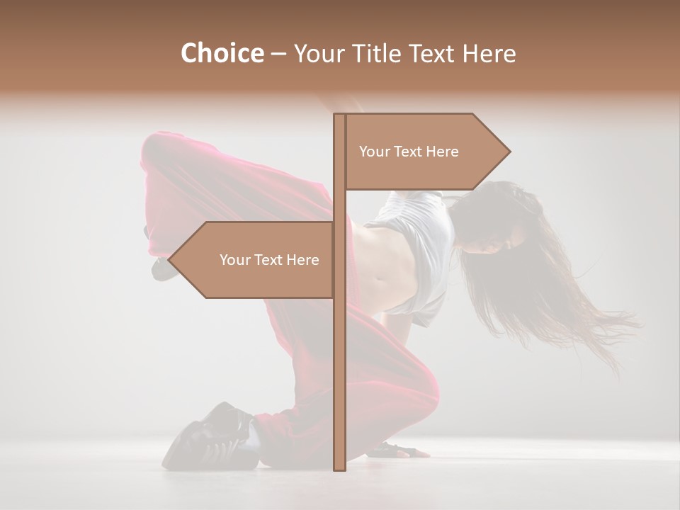 Elegance Posing Hop PowerPoint Template