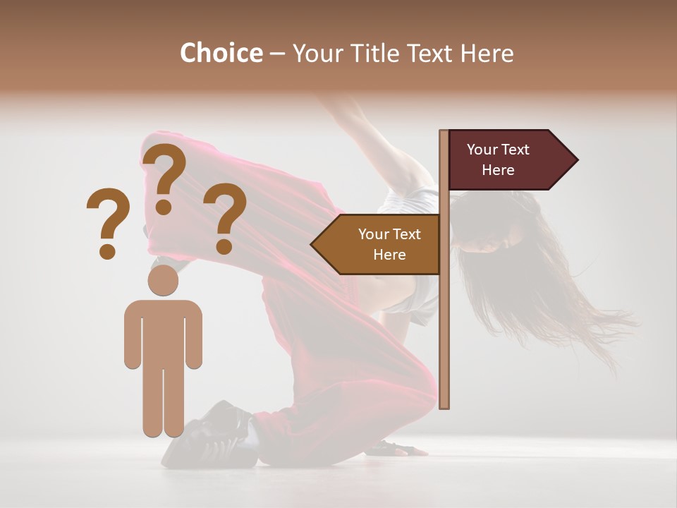 Elegance Posing Hop PowerPoint Template