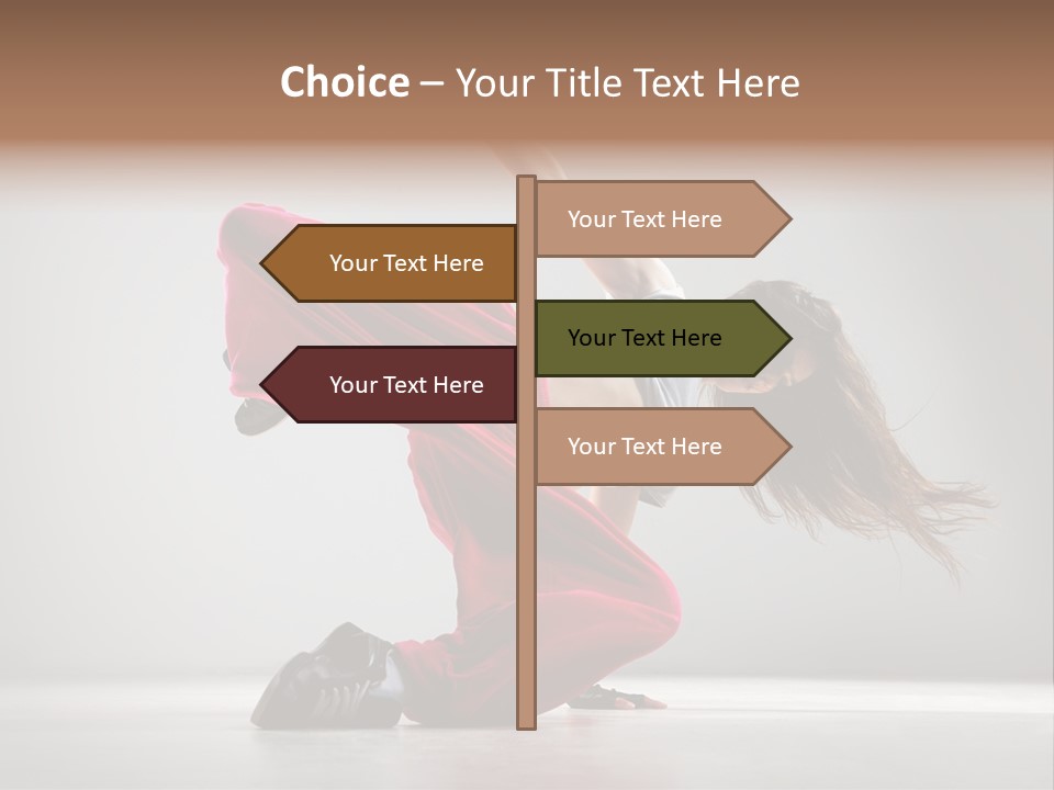 Elegance Posing Hop PowerPoint Template