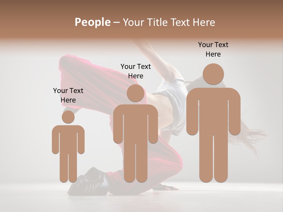 Elegance Posing Hop PowerPoint Template