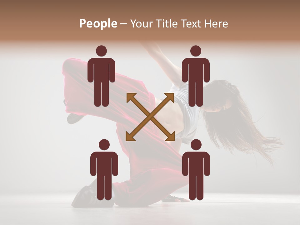 Elegance Posing Hop PowerPoint Template