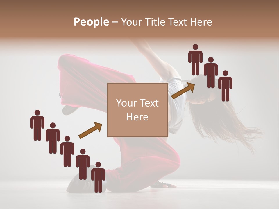 Elegance Posing Hop PowerPoint Template