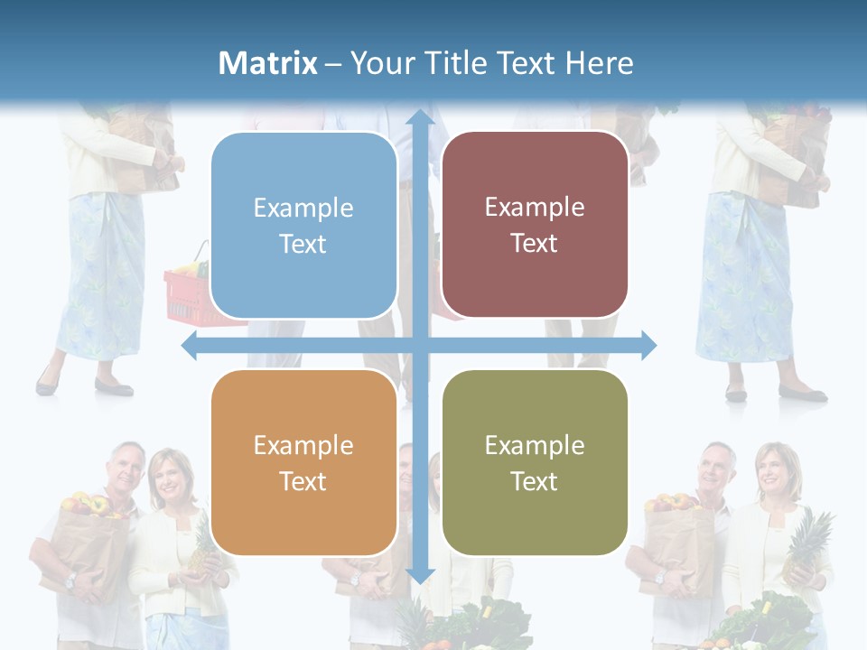 Organic Salad Orange PowerPoint Template