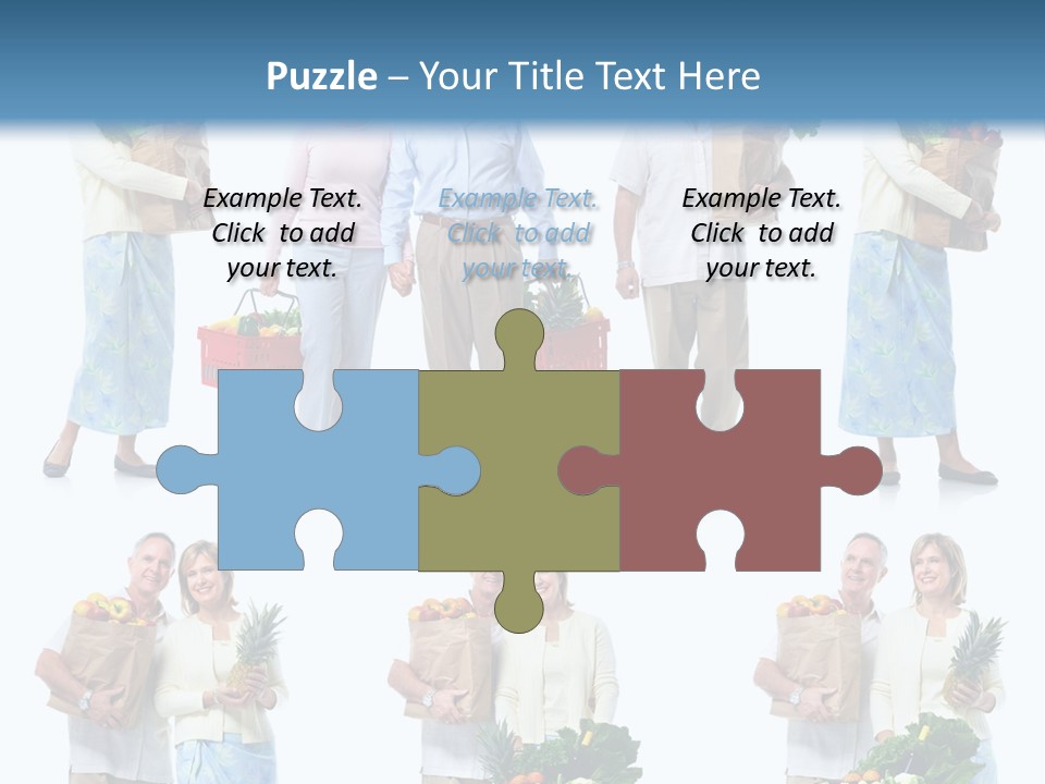 Organic Salad Orange PowerPoint Template