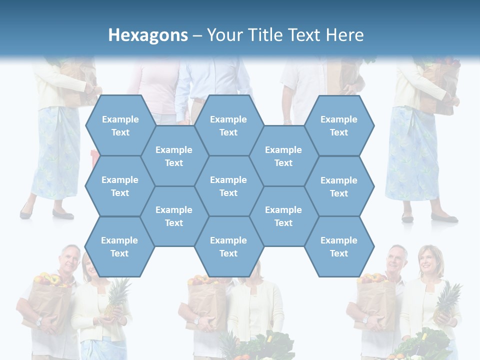Organic Salad Orange PowerPoint Template