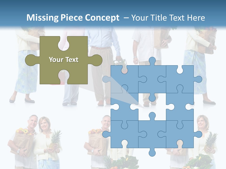 Organic Salad Orange PowerPoint Template