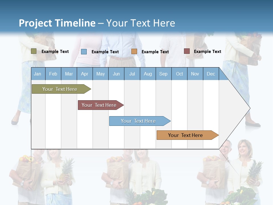 Organic Salad Orange PowerPoint Template
