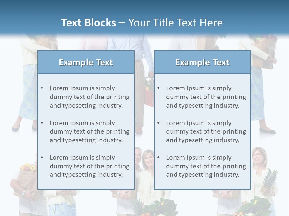 Organic Salad Orange PowerPoint Template