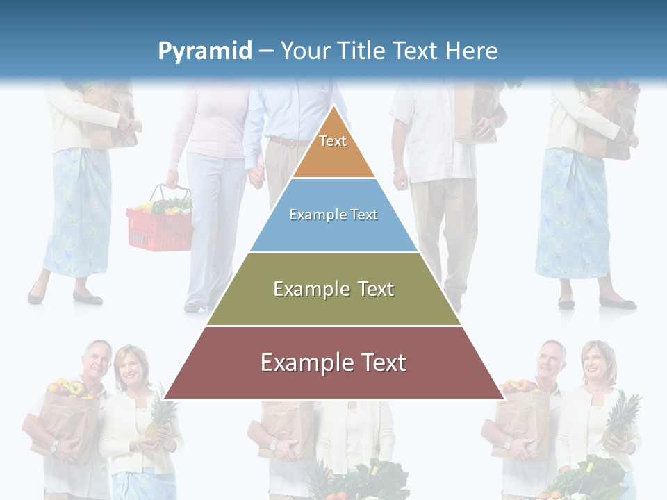 Organic Salad Orange PowerPoint Template