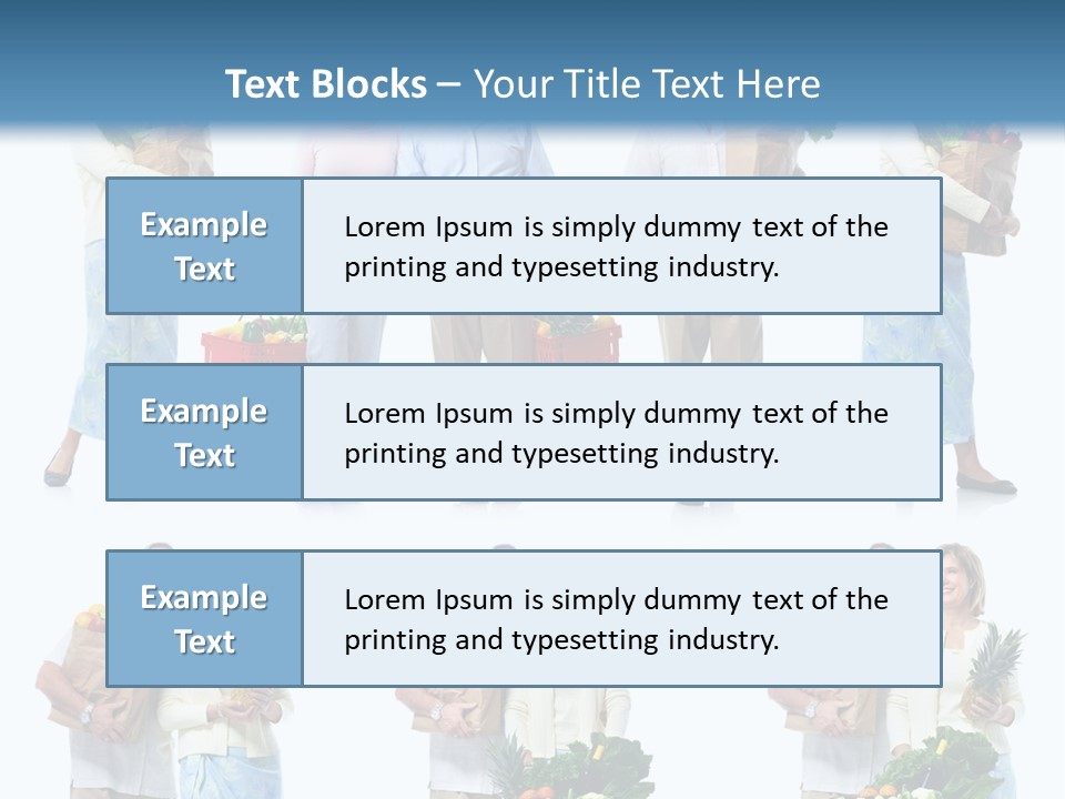 Organic Salad Orange PowerPoint Template