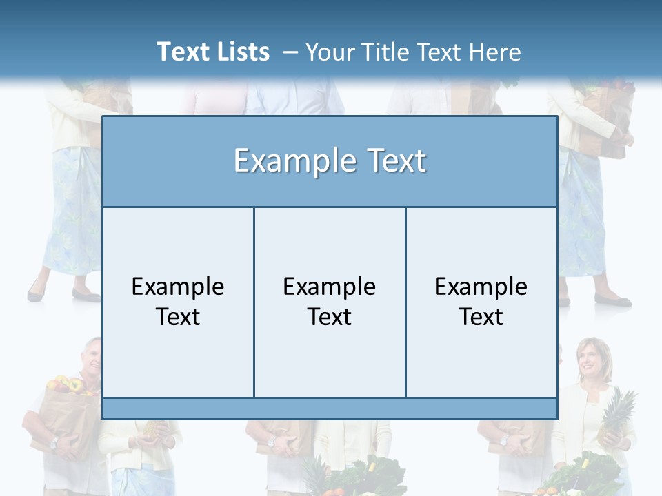 Organic Salad Orange PowerPoint Template