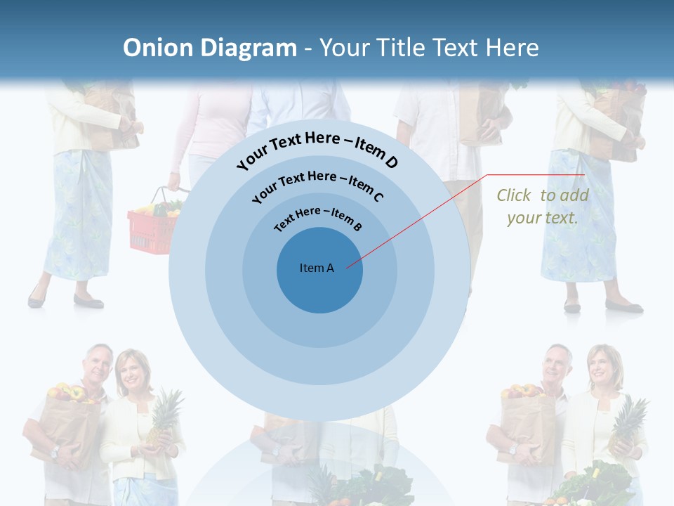 Organic Salad Orange PowerPoint Template