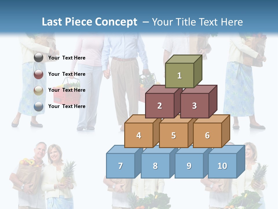 Organic Salad Orange PowerPoint Template