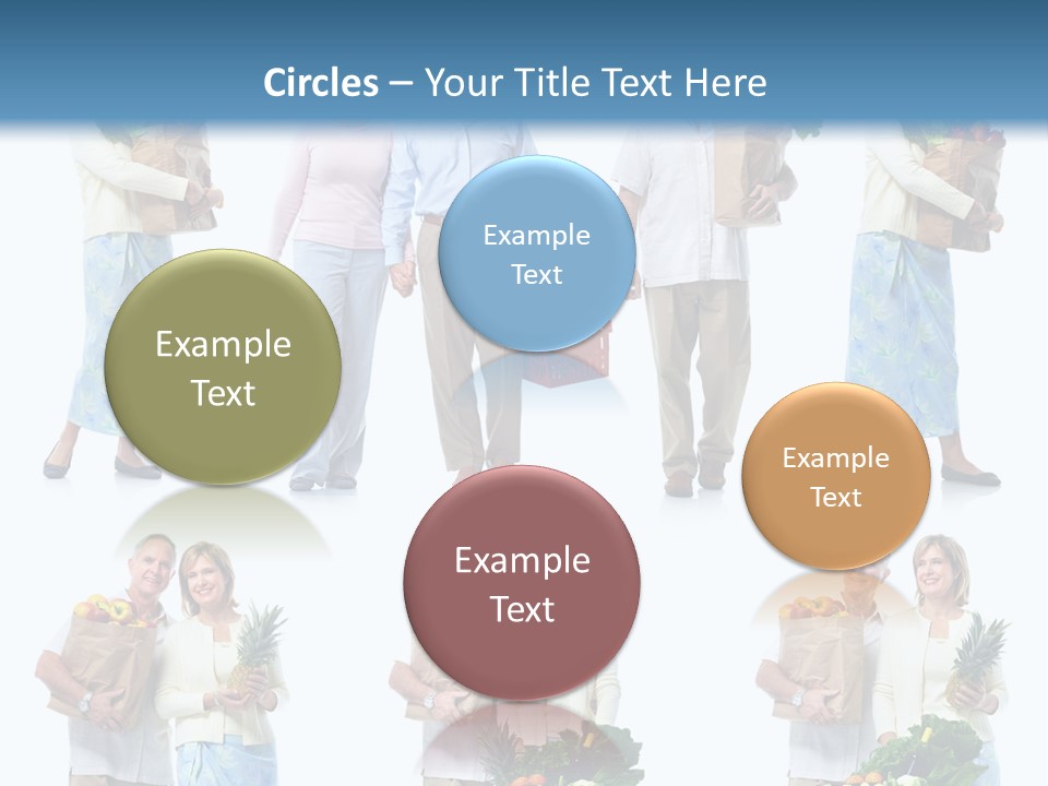 Organic Salad Orange PowerPoint Template