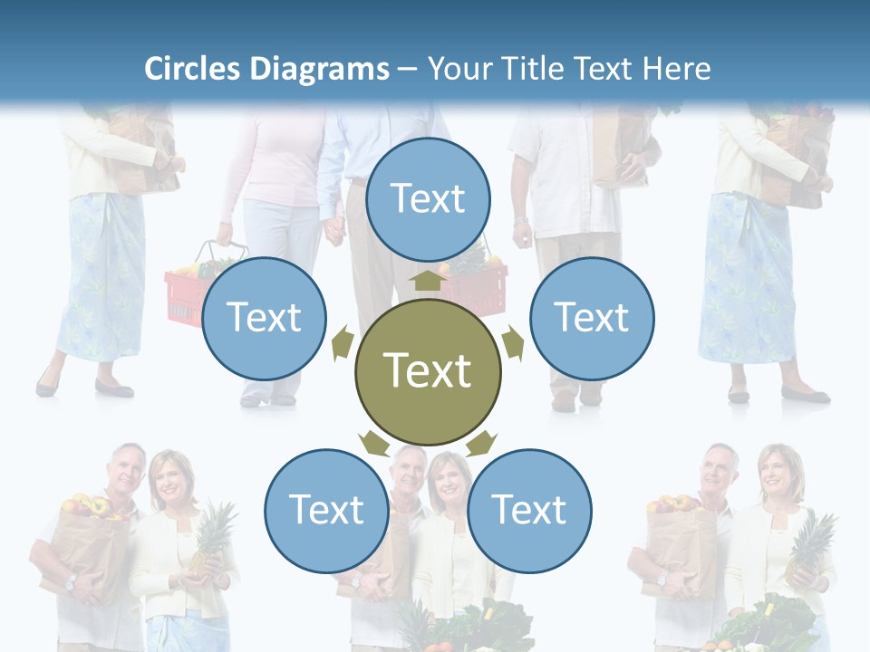 Organic Salad Orange PowerPoint Template