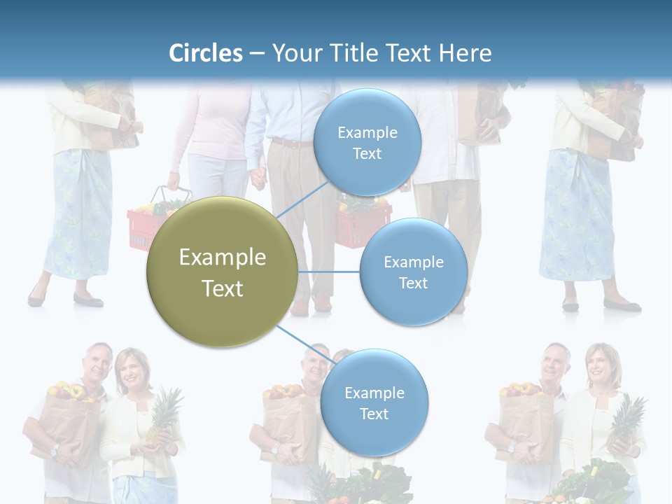 Organic Salad Orange PowerPoint Template