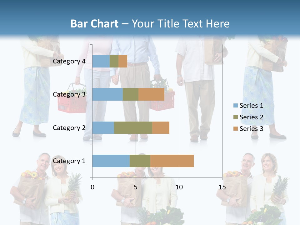 Organic Salad Orange PowerPoint Template
