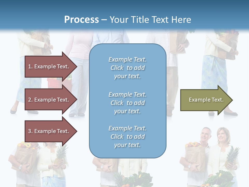 Organic Salad Orange PowerPoint Template