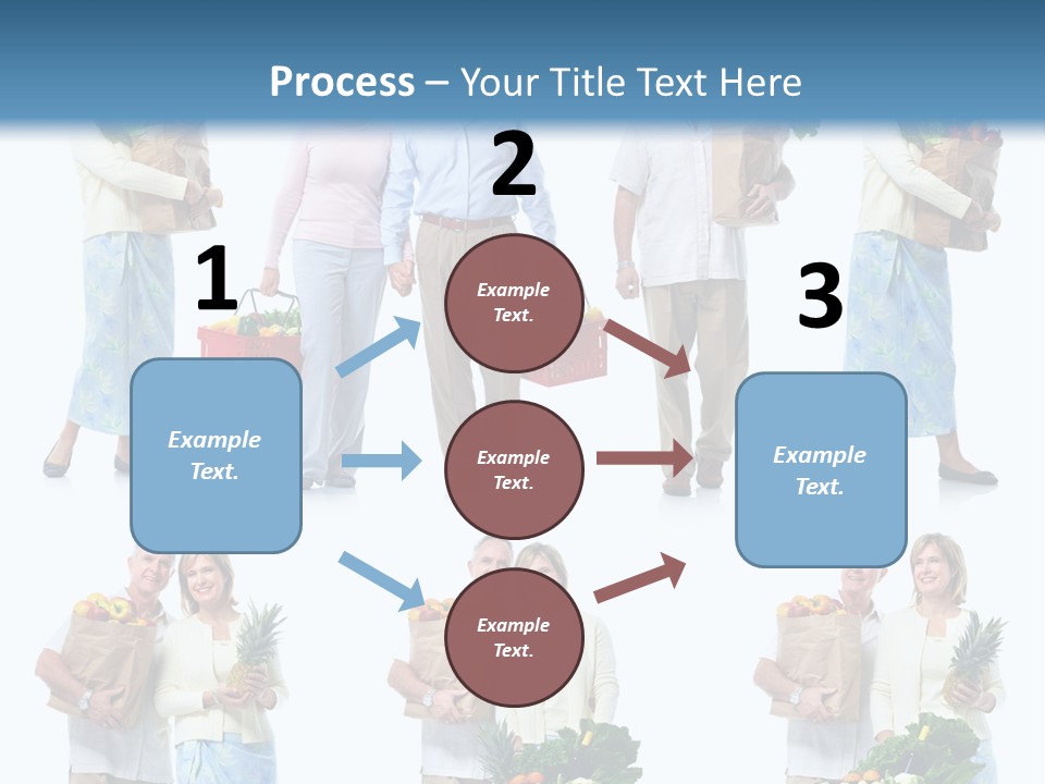 Organic Salad Orange PowerPoint Template