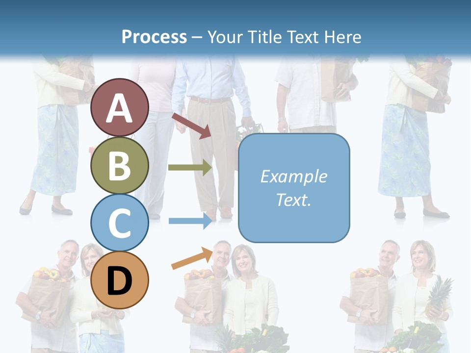 Organic Salad Orange PowerPoint Template