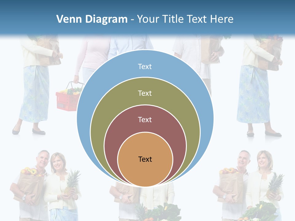 Organic Salad Orange PowerPoint Template