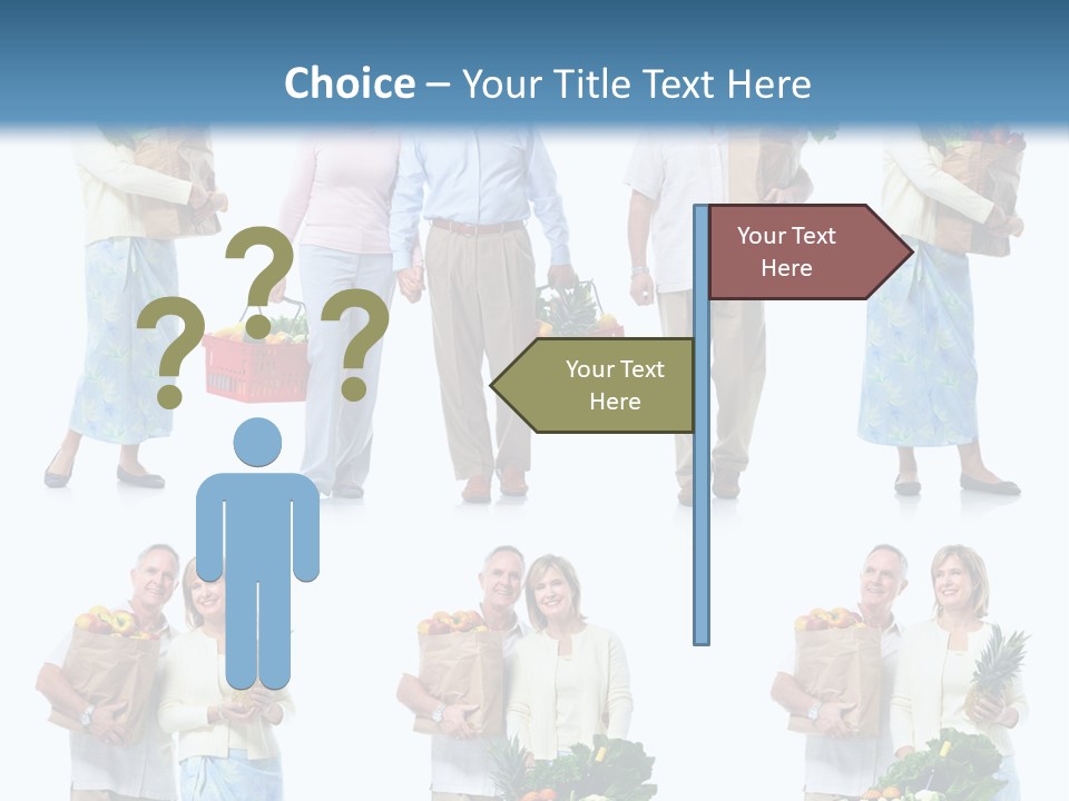 Organic Salad Orange PowerPoint Template