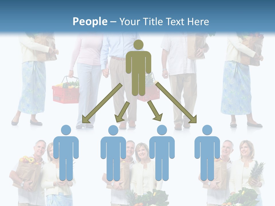 Organic Salad Orange PowerPoint Template