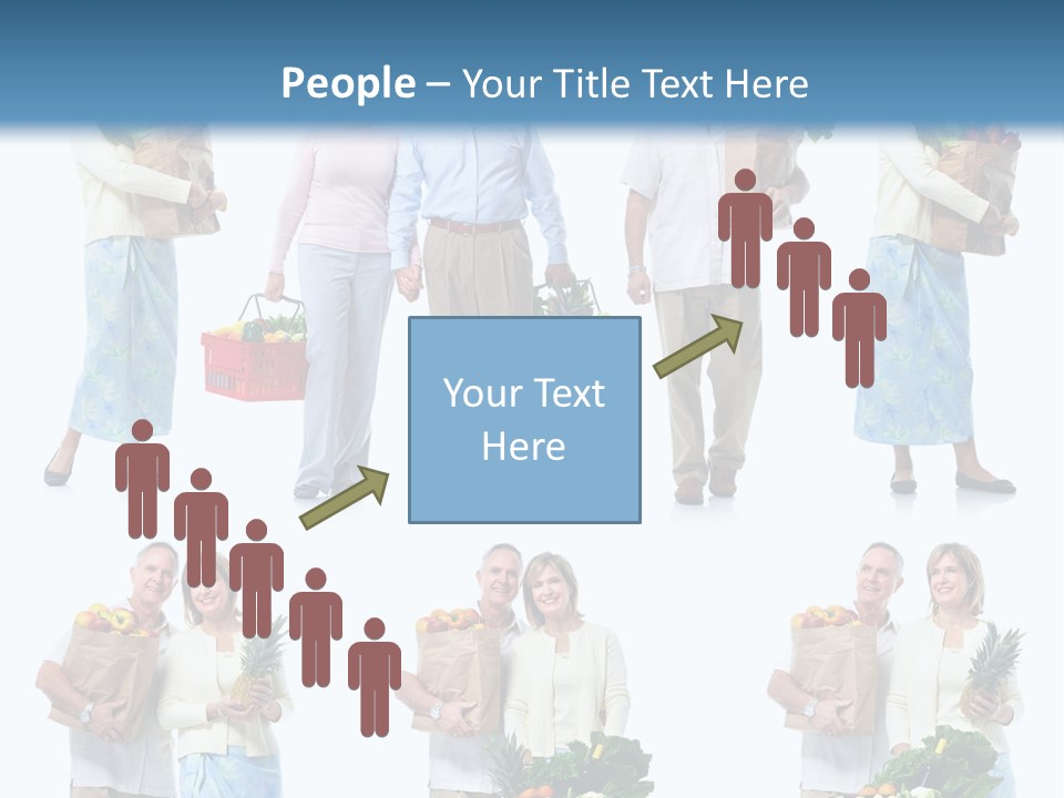 Organic Salad Orange PowerPoint Template