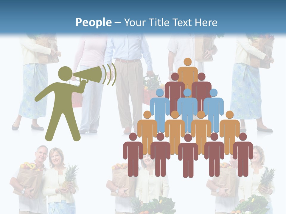 Organic Salad Orange PowerPoint Template