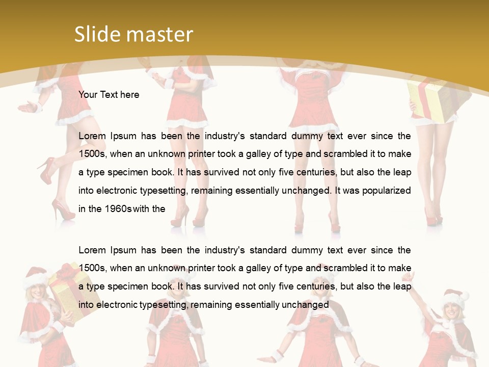 Full Party White PowerPoint Template