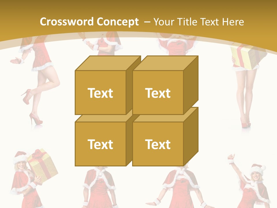 Full Party White PowerPoint Template