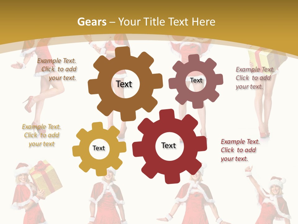 Full Party White PowerPoint Template