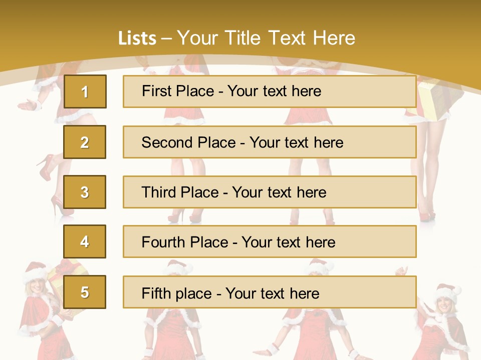 Full Party White PowerPoint Template