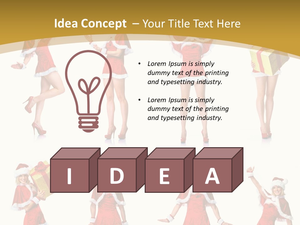 Full Party White PowerPoint Template