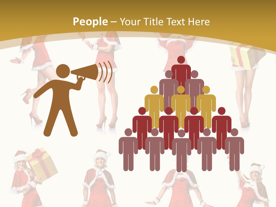 Full Party White PowerPoint Template