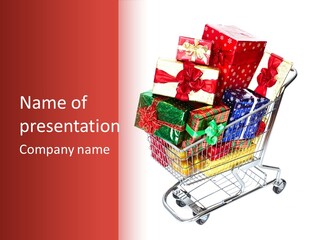 Background Buy Celebration PowerPoint Template