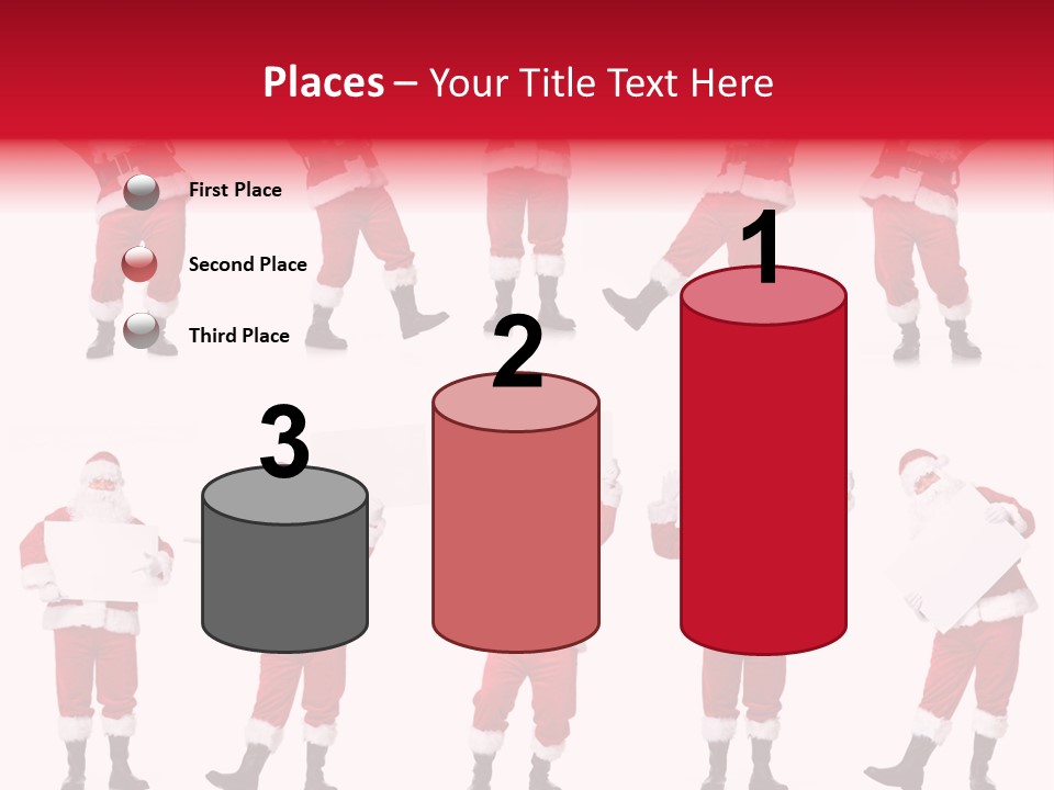 Men Xmas Costume PowerPoint Template