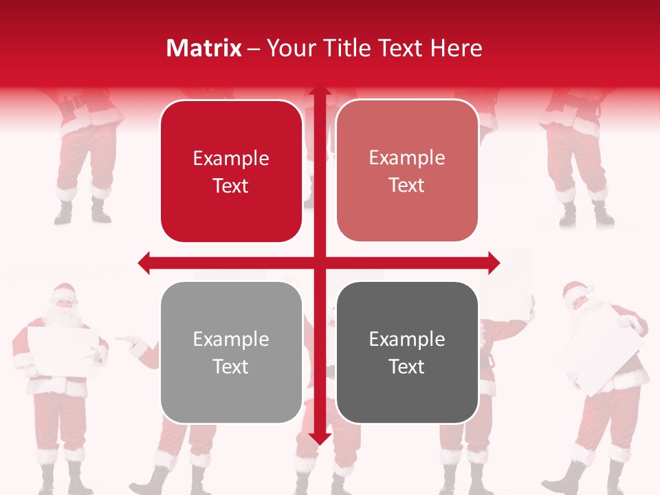 Men Xmas Costume PowerPoint Template