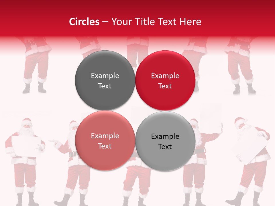 Men Xmas Costume PowerPoint Template