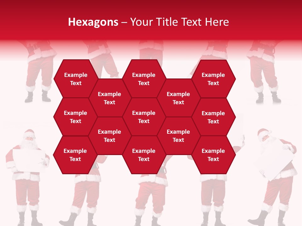 Men Xmas Costume PowerPoint Template