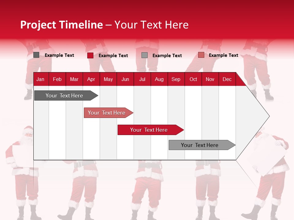 Men Xmas Costume PowerPoint Template