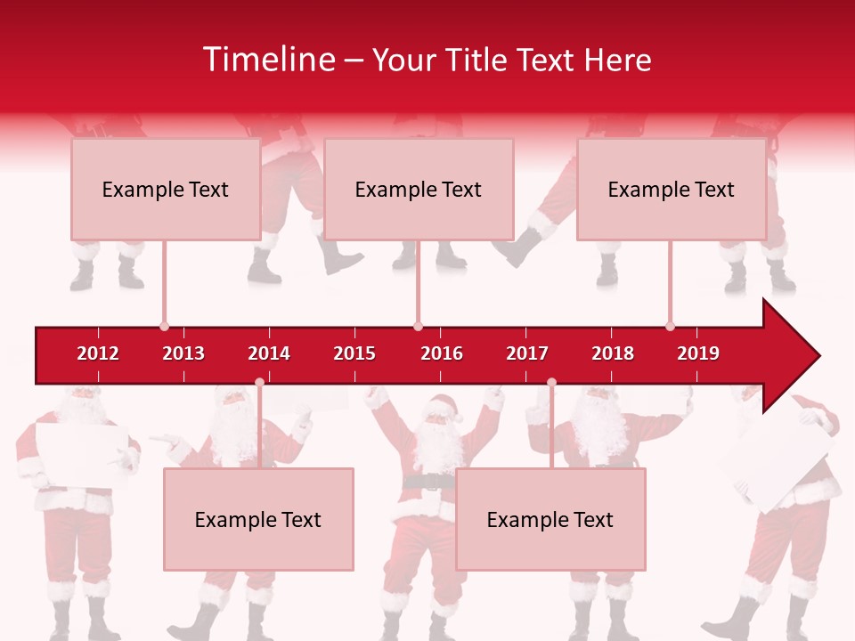 Men Xmas Costume PowerPoint Template