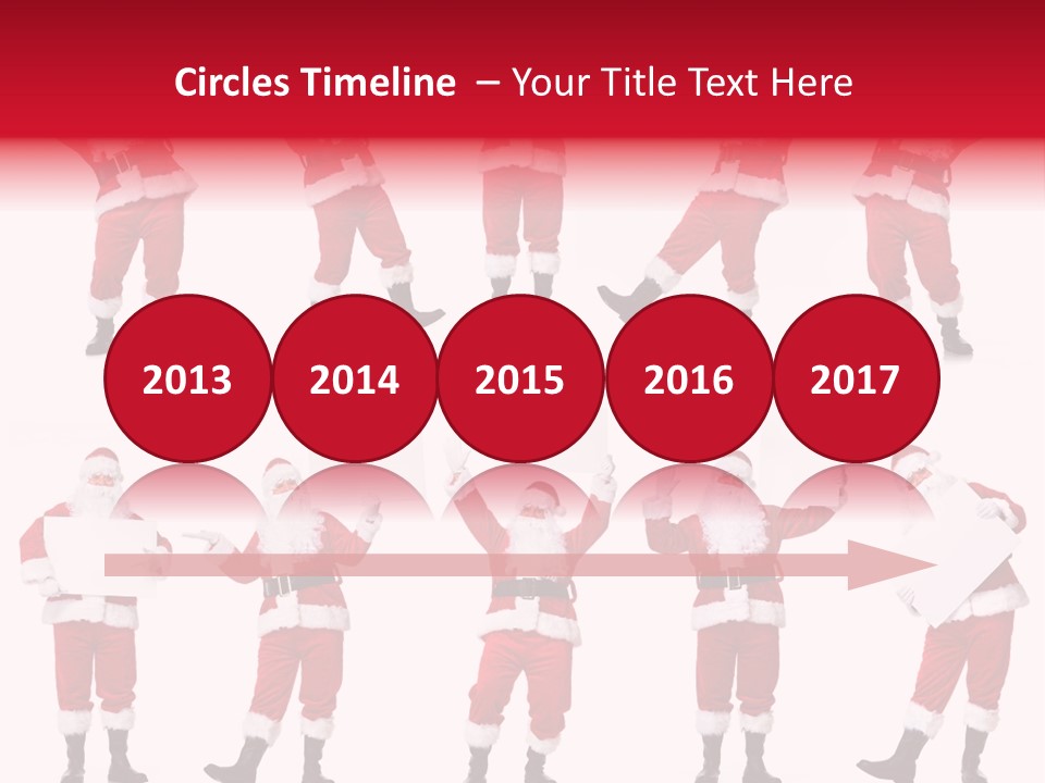 Men Xmas Costume PowerPoint Template