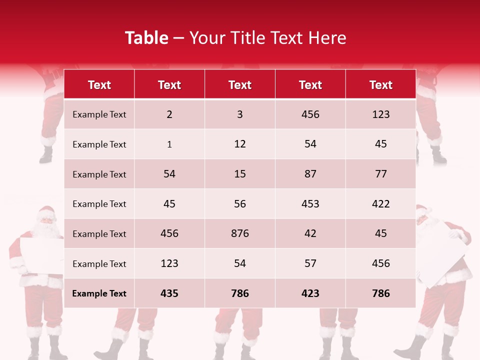 Men Xmas Costume PowerPoint Template