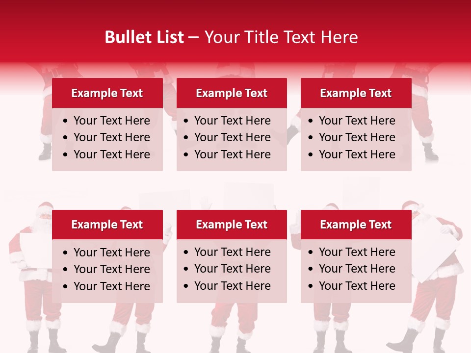 Men Xmas Costume PowerPoint Template