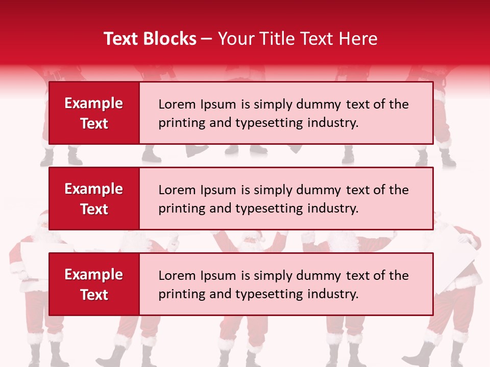 Men Xmas Costume PowerPoint Template